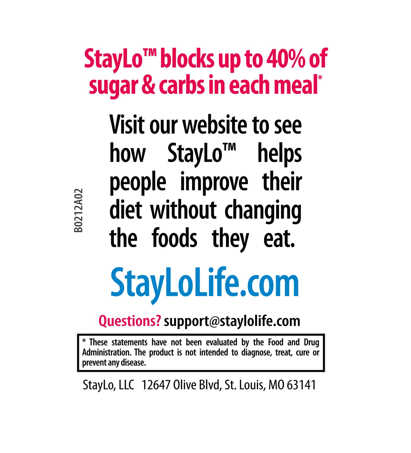 StayLo Sugar & Carb Blocker